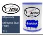 Preview: Mitsubishi, Memphis Blue Pearl, T11: 500ml Lackdose, von ATW Autoteile West.